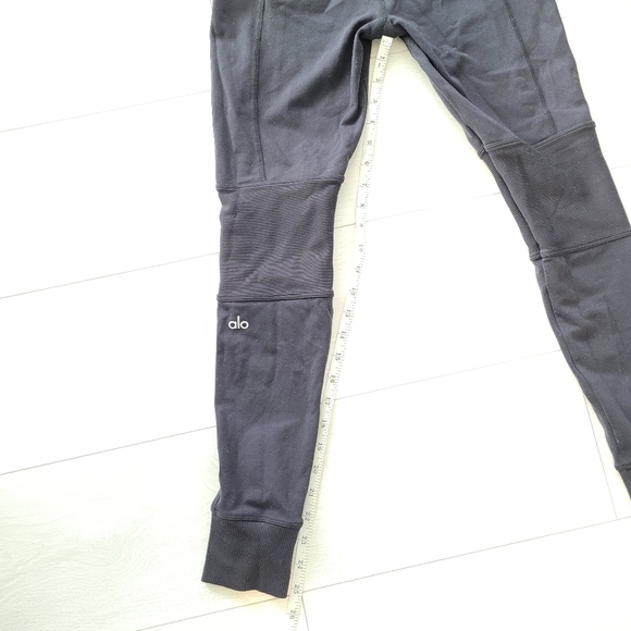 Aloe Yoga Black Moto Leggings Womens Size Small - Picture 5 of 7